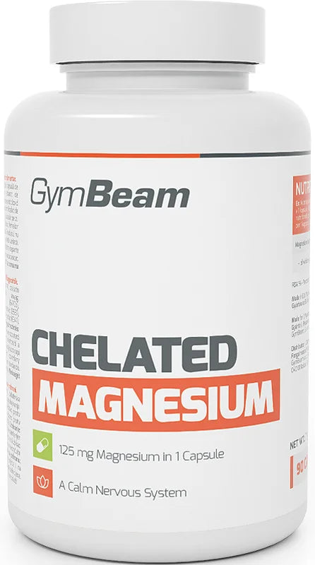 GymBeam Chelated Magnesium 90 capsules