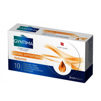 Gyntima Hyaluronic vaginal suppositories 10 pcs - mydrxm.com
