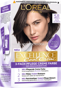 L'Oréal Paris Excellence Creme hair color ultra ash light brown 5.11