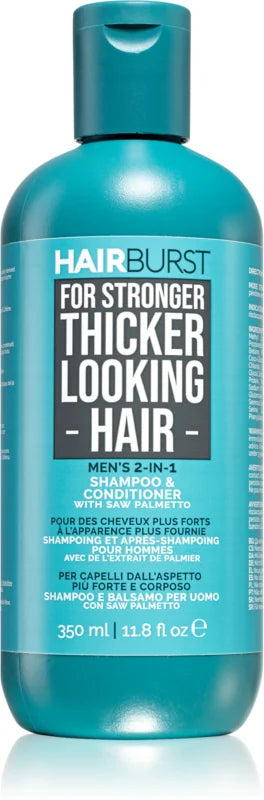 Hairburst For Stronger Thicker Looking Hair 2-in-1 shampoo and conditioner for men 350 ml