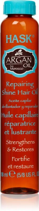 HASK Argan Oil Repairing Shine Hair Oil 18 ml