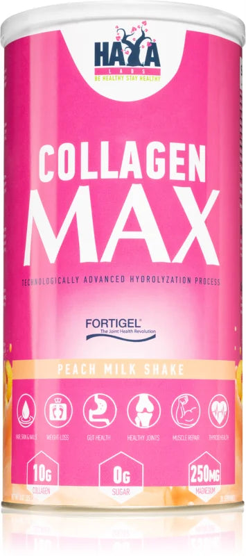 HAYA LABS Collagen Max Peach Milk Shake 395 g