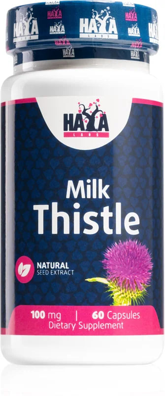 HAYA LABS Milk Thistle 100 mg 60 capsules