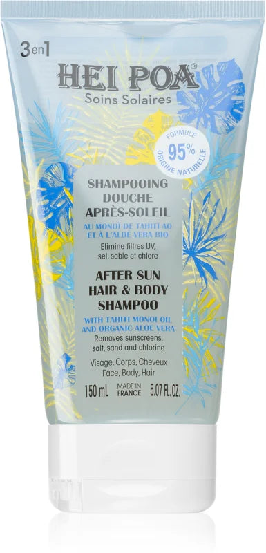 Hei Poa Monoi & Aloe Vera After Sun Hair & Body Shampoo 150 ml