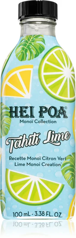 Hei Poa Tahiti Monoi Oil Lime multifunctional oil for face, body and hair 100 ml