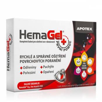 Hemagel FIRST AID 5 g + 3 pcs - mydrxm.com