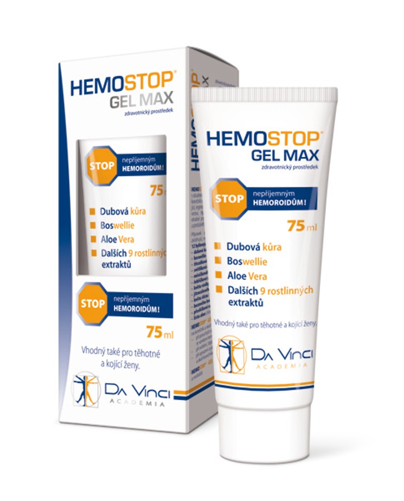 HemoStop Gel Max Da Vinci 75ml - mydrxm.com