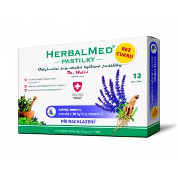 Dr. Weiss HerbalMed Sage + Ginseng + Vitamin C SUGAR FREE 12 lozenges - mydrxm.com