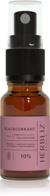 Herbliz Blackcurrant CBD Oil 10% oral spray 10 ml