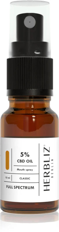 Herbliz Classic CBD Oil 5% oral spray 10 ml