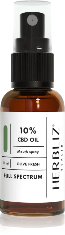 Herbliz Olive Fresh CBD Oil 10% oral spray