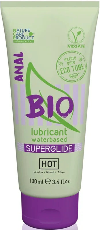 HOT Bio Anal Superglide Waterbased Lubricant 100 ml