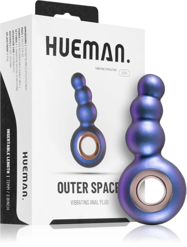 HUEMAN Outer Space Vibrating Anal Plug 13.2 cm