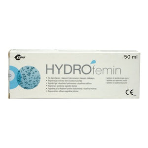 Hydrofemin vaginal gel with hyaluronic acid and milk 50 ml - mydrxm.com