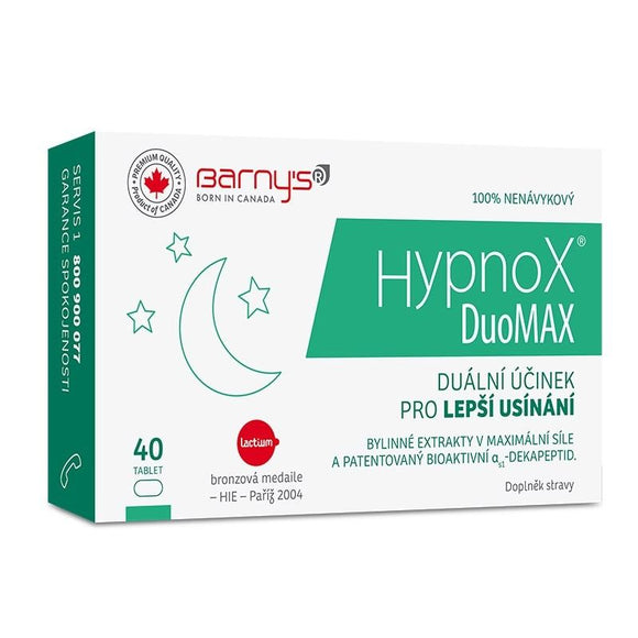 Barny's Hypnox DuoMAX 40 tablets for better and healthy sleep - mydrxm.com