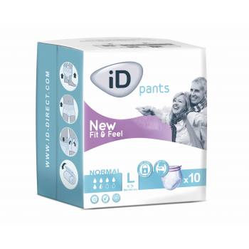 iD Pants Fit & Feel Large Normal diaper slip-on 10 pcs - mydrxm.com