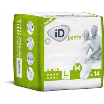 iD Pants Large Super diaper slip-on 14 pcs - mydrxm.com