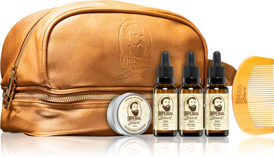 Imperial Beard Oils and Wax Beard Care Gift set