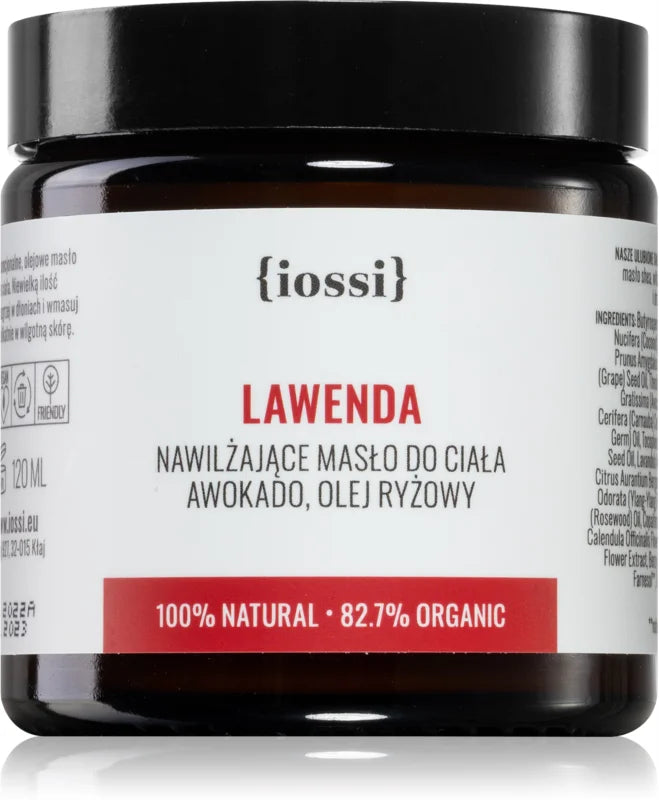 Iossi Classic Lavender nourishing body butter Avocado & Rice Oil 120 ml