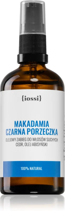 Iossi Classic Macadamia Blackcurrant Oil care for dry hair 100 ml