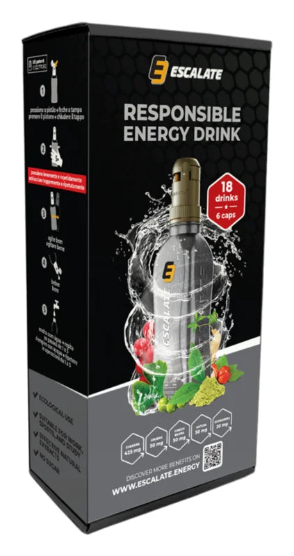 Isoline Escalate 6-pack Açaí energy drink