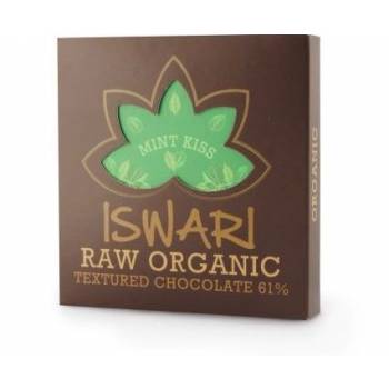 Iswari Chocolate Mint Kiss BIO RAW 75 g - mydrxm.com