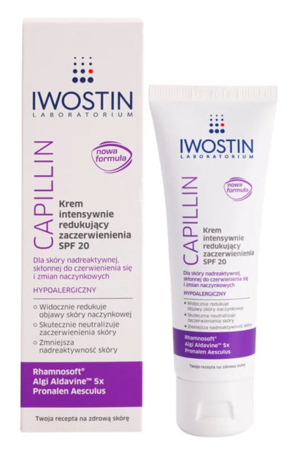 iwostin Capillin Intensive Skin Redness Reducing Cream 40 ml