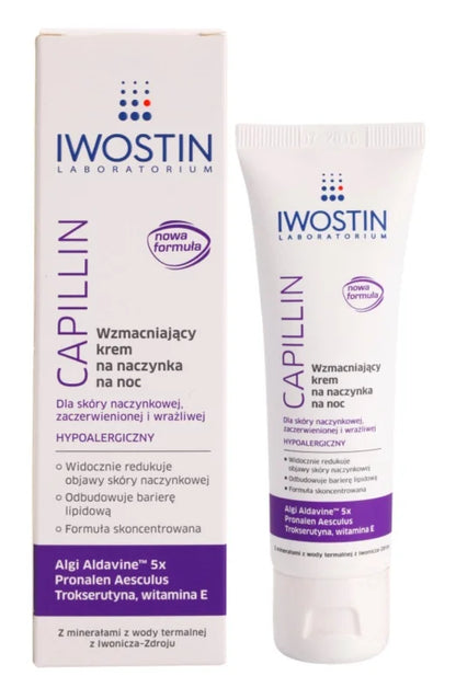 iwostin Capillin Strengthening night cream for cracked veins 40 ml