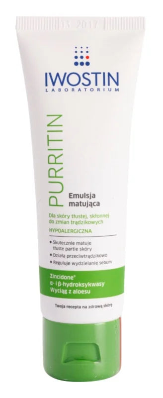 iwostin Purritin mattifying emulsion 40 ml