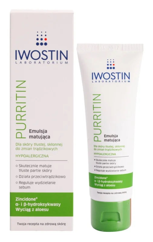 iwostin Purritin mattifying emulsion 40 ml