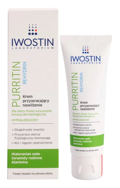 iwostin Purritin Rehydrin Moisturizing cream 40 ml
