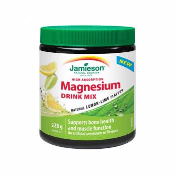 Jamieson Magnesium DRINK MIX lemon + lime 228 g - mydrxm.com
