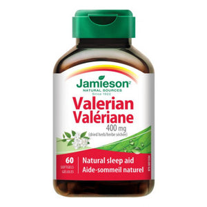 Jamieson Valeriana Valerian 400 mg 60 capsules - mydrxm.com