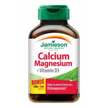 Jamieson Calcium, Magnesium with Vitamin D3 200 tablets - mydrxm.com
