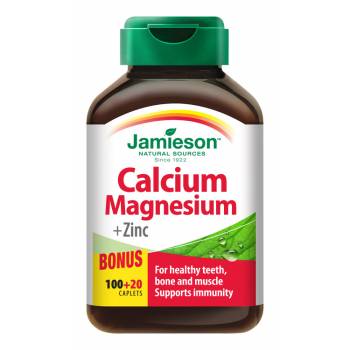Jamieson Calcium Magnesium with Zinc 120 tablets - mydrxm.com