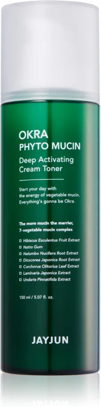 Jayjun Okra Phyto Mucin Deep Activating Cream Toner 150 ml