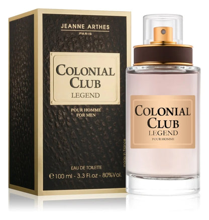 Jeanne Arthes Colonial Club Legend eau de toilette for men 100 ml