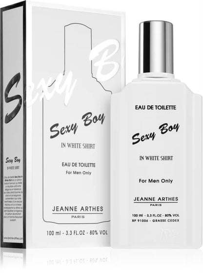 Jeanne Arthes Sexy Boy In White Shirt eau de toilette for men 100 ml