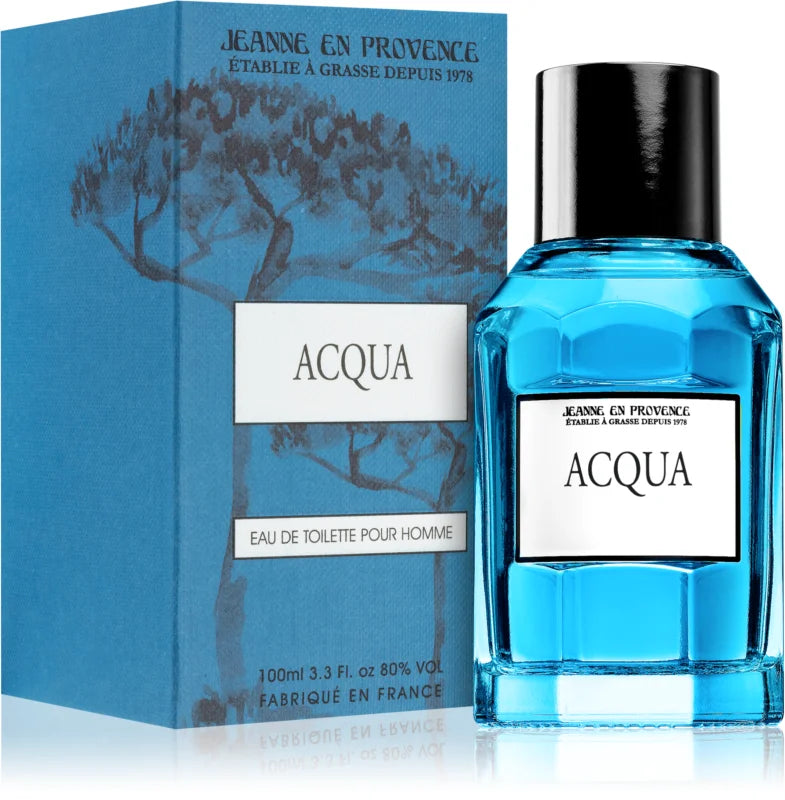 Jeanne en Provence Aqua eau de toilette for men 100 ml