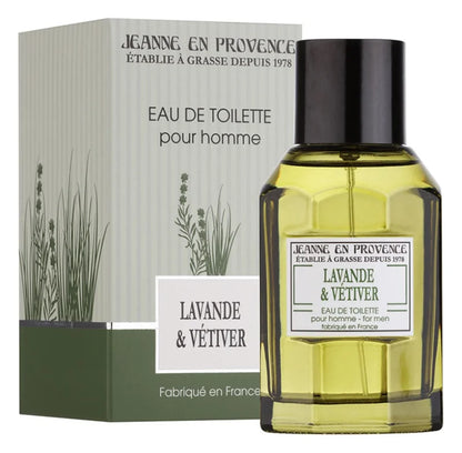 Jeanne en Provence Lavande & Vétiver eau de toilette for men 100 ml