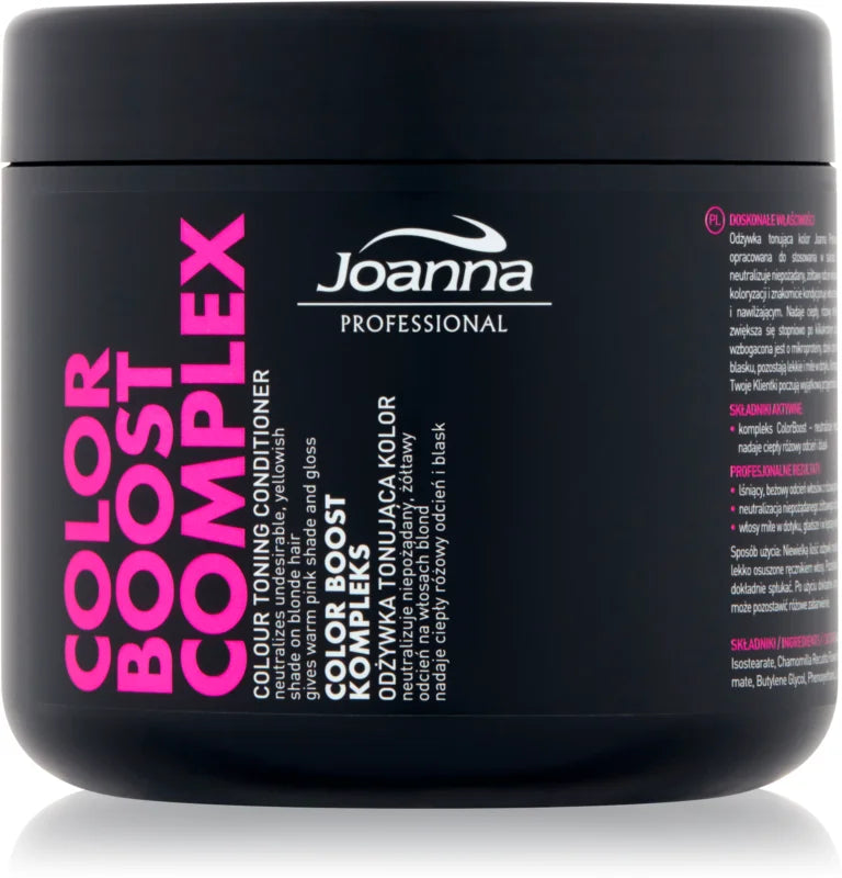 Joanna Color Boost Complex Moisturizing conditioner neutralizing yellow tones 500 ml