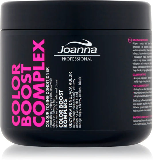 Joanna Color Boost Complex Moisturizing conditioner neutralizing yellow tones 500 ml