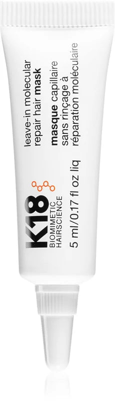 K18 Molecular Repair rinse-free hair care