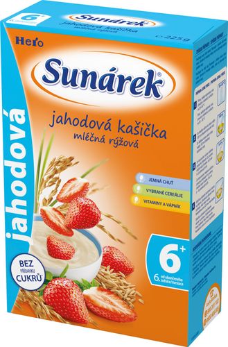 Sunárek Strawberry porridge 225 g