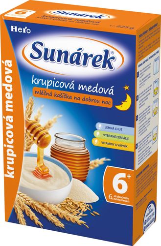 Sunárek Sunflower porridge for good night with honey 225 g