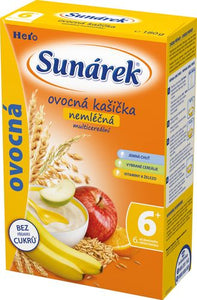 Sunárek Fruit porridge Milk Free with 8 cereals 180 g