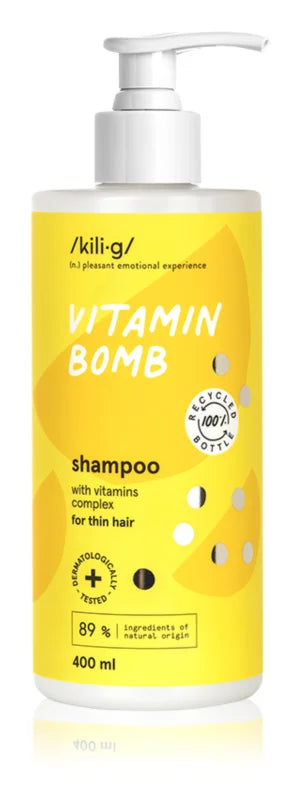 Kilig Vitamin Bomb Strengthening shampoo 400 ml