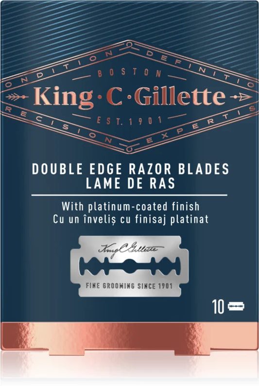 King C. Gillette Double Edge Razor Blades 10 pcs