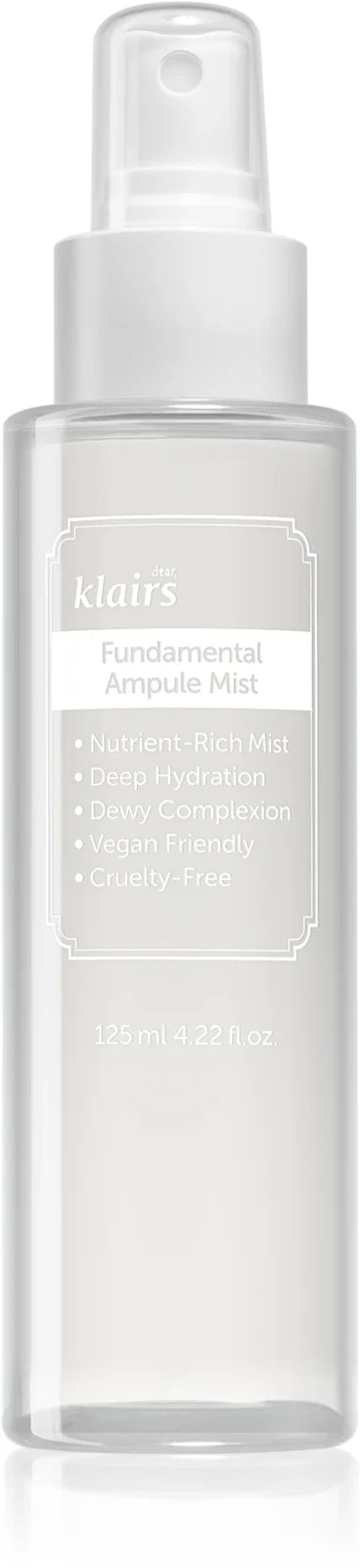 Klairs Fundamental ampoules of mist Antioxidant Hydrating Face Mist 125 ml