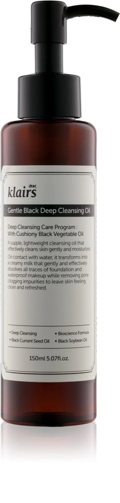 Klairs Gentle Black Deep Cleansing Oil 150 ml
